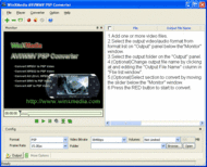 AVI/WMV PSP Converter screenshot